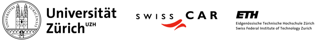 Logo de l'université de Zurich, Swiss CAR et ETH